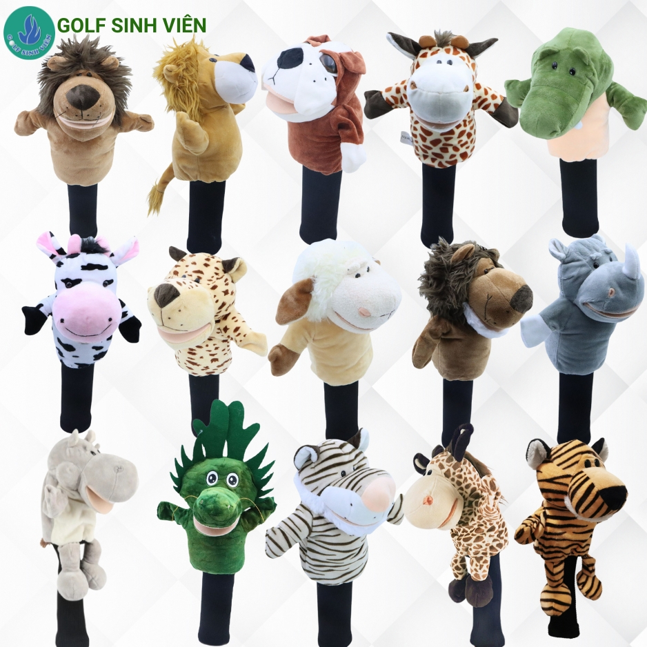Cover đầu gậy golf hình thú dễ thương/ COVER GẬY DRIVER/GỖ/ FAIRWAY