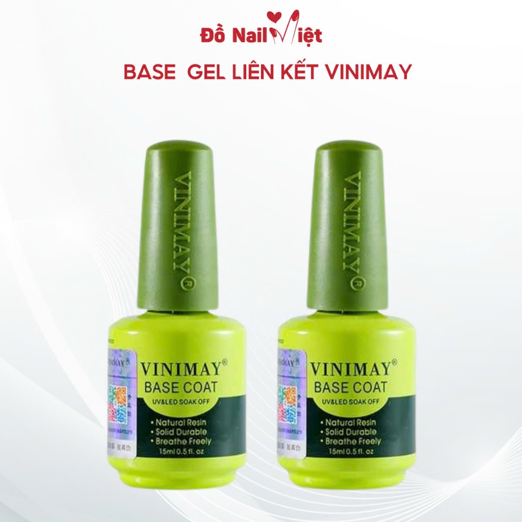 Base liên kết Vinimay 15ml - Sơn gel liên kết chuyên dụng cho dân làm móng nail-ĐỒ NAIL VIỆT