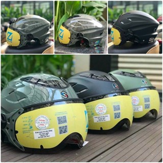 Mũ Bảo Hiểm 1/2 Sunda 125BC Chính Hãng – Có Kính, Bảo Hành 12 Tháng