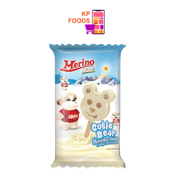 Kem gấu socola sữa Cutie Bear Merino Kool 64g