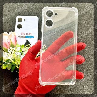 Ốp Lưng Realme 10 4G Dẻo Trong Suốt Chống Va Đập Có Gù Bảo Vệ 4 Gốc Silicon Cao Cấp