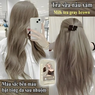  Màu tóc phổ biến nhất ở Hàn Quốc🟡🟡Thuốc nhuộm tóc Nâu Lạnh Sáng,Màu sắc bền màu bật tông da sau nhuộm,Chỉ tiệm cắt tóc 