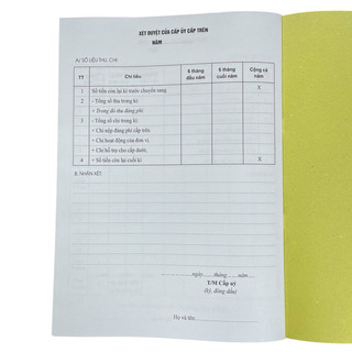 [Combo] 5 quyển Sổ Thu, Chi Đảng phí và nguồn thu khác, Mẫu số S03