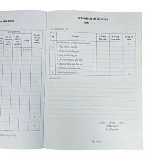 [Combo] 5 quyển Sổ Thu, Chi Đảng phí và nguồn thu khác, Mẫu số S03