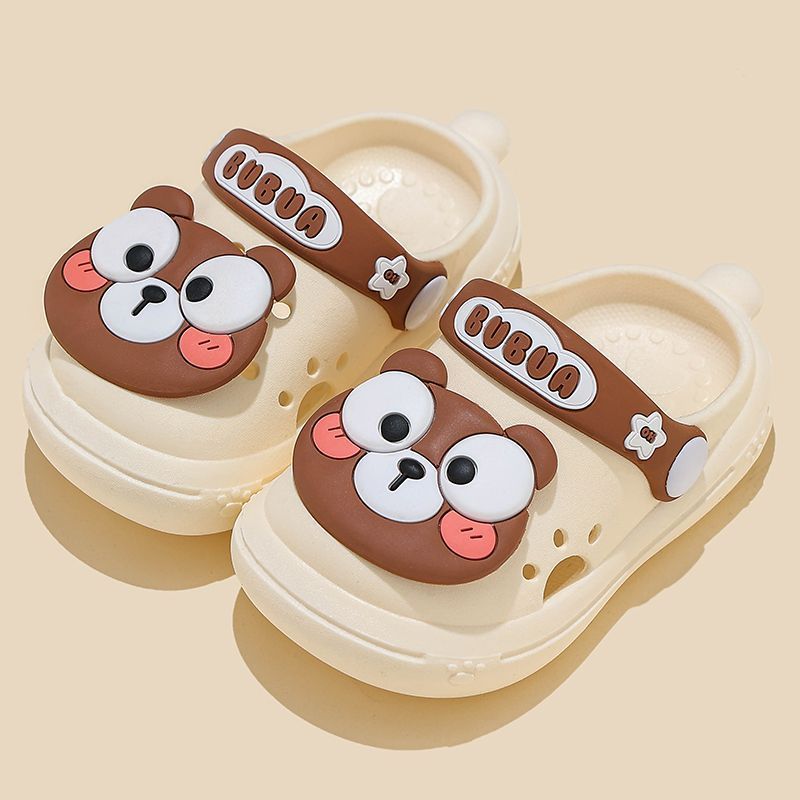 Dép bé trai bé gái sục cho bé hoạt hình con vật dễ thương cao su PVC mềm nhẹ chống trơn trượt