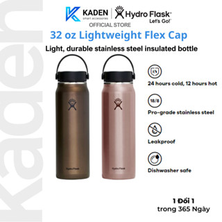  Bình Nước Giữ Nhiệt Hydro Flask Lightweight Flex Cap B 32 Oz  946 ml  - LW32LWB - Hàng Chính Hãng 