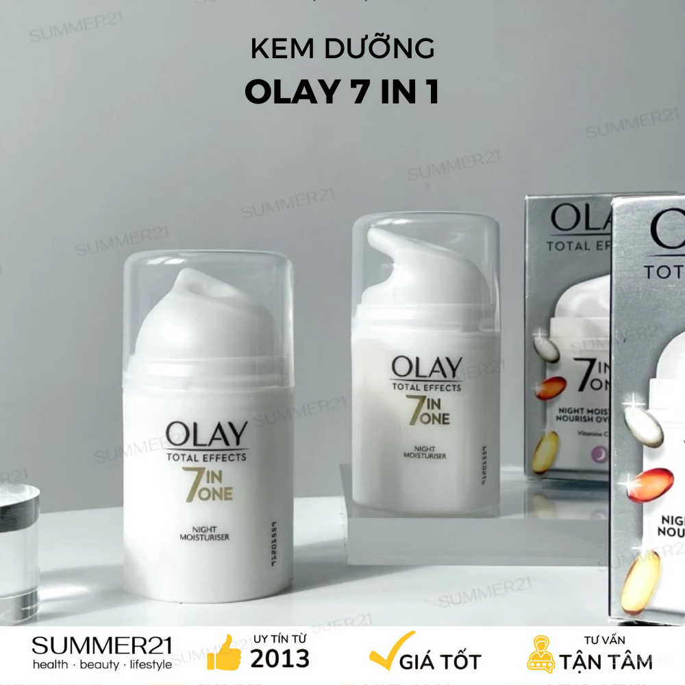 Kem dưỡng da OLAY 7 in 1 chai 50 ml cho ban ngày và ban đêm