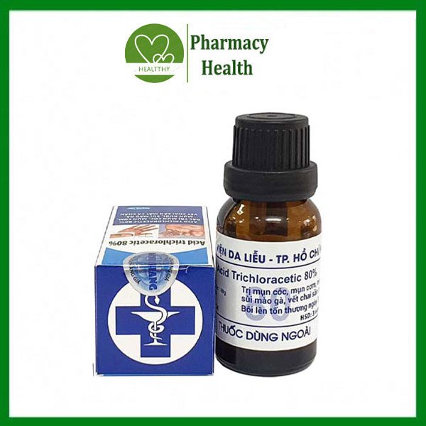Dung Dịch Acid trichloracetic 80% hỗ trợ  ̣ Sùi Mào Gà, Mụn Cơm, Mụn Cóc, Nhanh Chóng, An Toàn, Hiệu Qủa