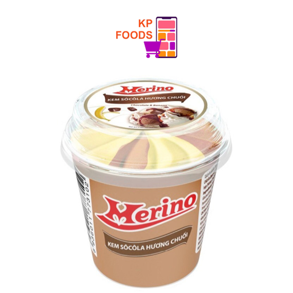 Kem ly socola chuối Merino Cup 150ML