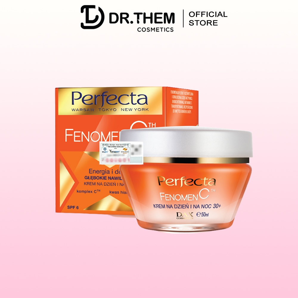 Fenomen C Kem Sáng Da Dưỡng Ẩm Sâu Ngày Đêm - Perfecta Fenomen C Glebokie Nawilzenie Krem Na Dzien i Na Noc 50ml