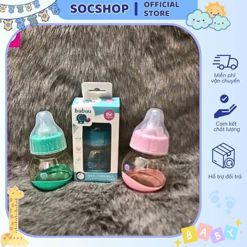 Bình sữa hồ lô babu 75ml