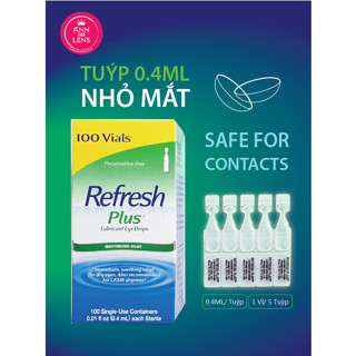 Tép 0.4ml Nước Nhỏ Mắt ANN365 Lens Cho Lens Mắt 1 Ngày, Chuyên Dùng Khi Đeo Kính Áp Tròng Từ Mỹ