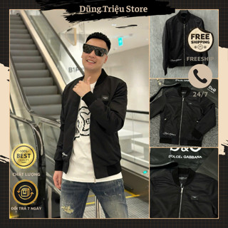Áo Khoác Nam DG Thiết Kế Thêu Chữ Basic Siêu Đẹp - Áo Khoác Nam DG Hai Lớp Siêu Đẹp