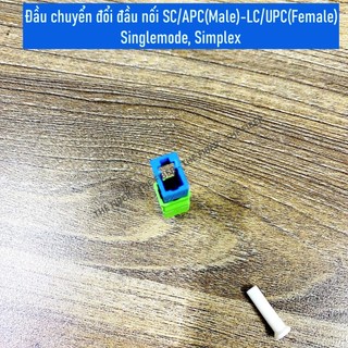 Đầu chuyển đổi đầu nối SC/APC(Male)-LC/UPC(Female) Singlemode, Simplex