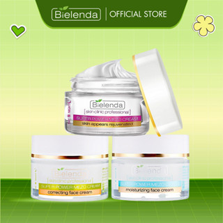  Kem dưỡng Bielenda Super Power Mezo Skin Clinic Correcting sáng da mờ thâm  Moisturizing dưỡng ẩm phục hồi 50ml hũ 
