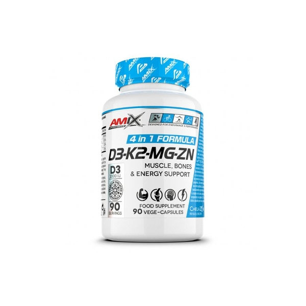 Viên uống Amix D3-K2-MG-ZN (90 Viên) - Tăng cường sức khỏe xương khớp nhập Anh - Gymstore