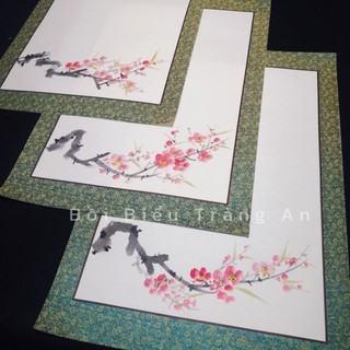Giấy biểu lụa viết thư pháp giấy dó (xuyến) 40x60cm vẽ tay