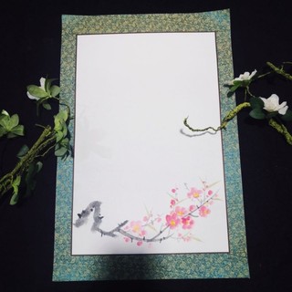 Giấy biểu lụa viết thư pháp giấy dó (xuyến) 40x60cm vẽ tay