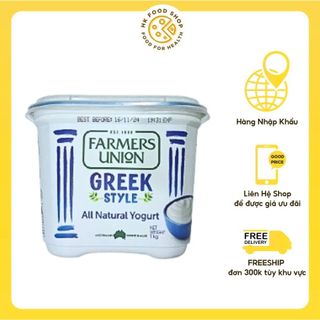  Sữa chua greek farmer union tự nhiên 1kg   date 08 02 2026   