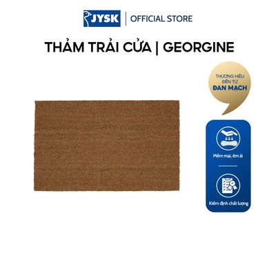 Thảm trải cửa | JYSK Georgine | xơ dừa | màu tự nhiên | R50xD80cm
