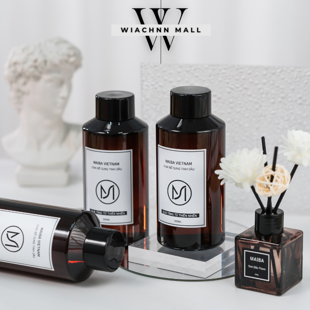 Tinh Dầu Bổ Sung 300ml Thay Thế Refill Cắm Que Gỗ Khuếch Tán Thơm Phòng WIACHNN - BS300