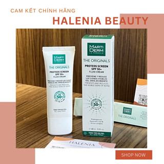 Kem chống nắng phổ rộng MartiDerm The Originals Proteos Screen SPF50+ Fluid Cream