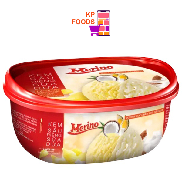 Kem hộp sầu riêng sữa dừa Merino Home 900ML