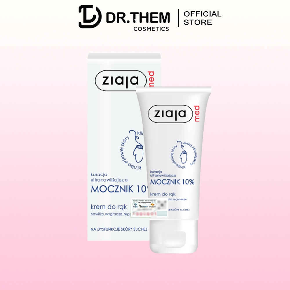 Kem Dưỡng Ziaja Med Mềm Da 10% Ure Cream 100ml- Dr Thêm