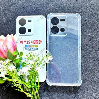Ốp Lưng Vivo Y35 4G Dẻo Trong Suốt Chống Sốc Gù Bảo Vệ 4 Gốc