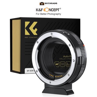 Ngàm chuyển K&F CONCEPT EF - EOS RII dành cho máy ảnh Canon R, RP, R6 R6II R7 R8 R9 R10 R50 R100,...