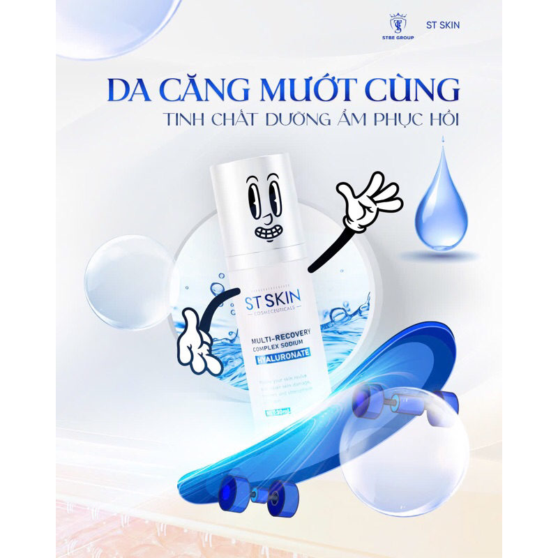 tinh chất phục hồi căng bóng MULTI ST SKIN