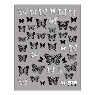 Sticker dán hình bướm - Phụ kiện Nail
