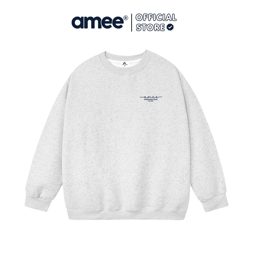 Áo Sweater Nỉ Lông Cáo Form Rộng Amee Studio/ Signature
