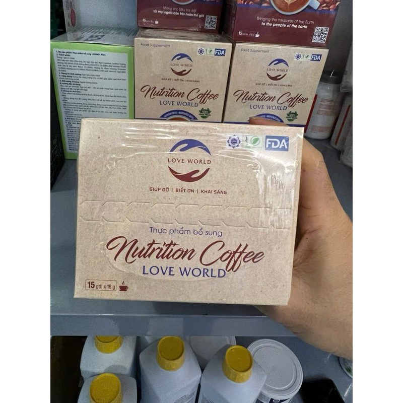 [Combo 1 thùng 24 Hộp] Coffee Nutrition Love World biện pháp giảm cân hiệu quả