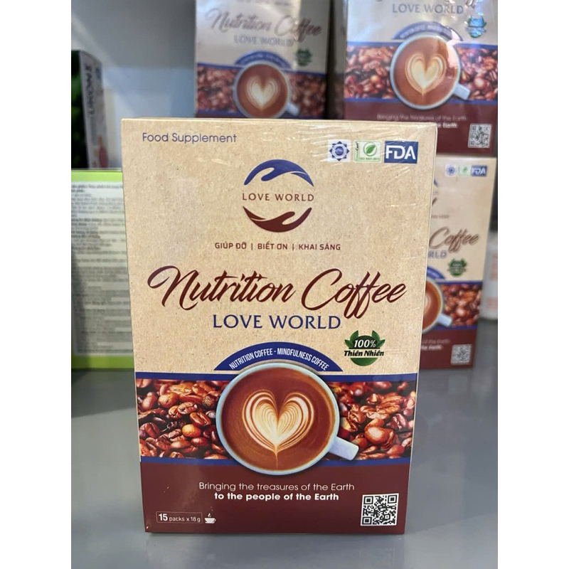 [Combo 1 thùng 24 Hộp] Coffee Nutrition Love World biện pháp giảm cân hiệu quả