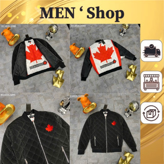 Áo Khoác DSQ 2 Mặt Trần Bông Hình Thêu Cực Đẹp - Áo Khoác Thời Trang Nam Nữ Cao Cấp Hot Trend 2024