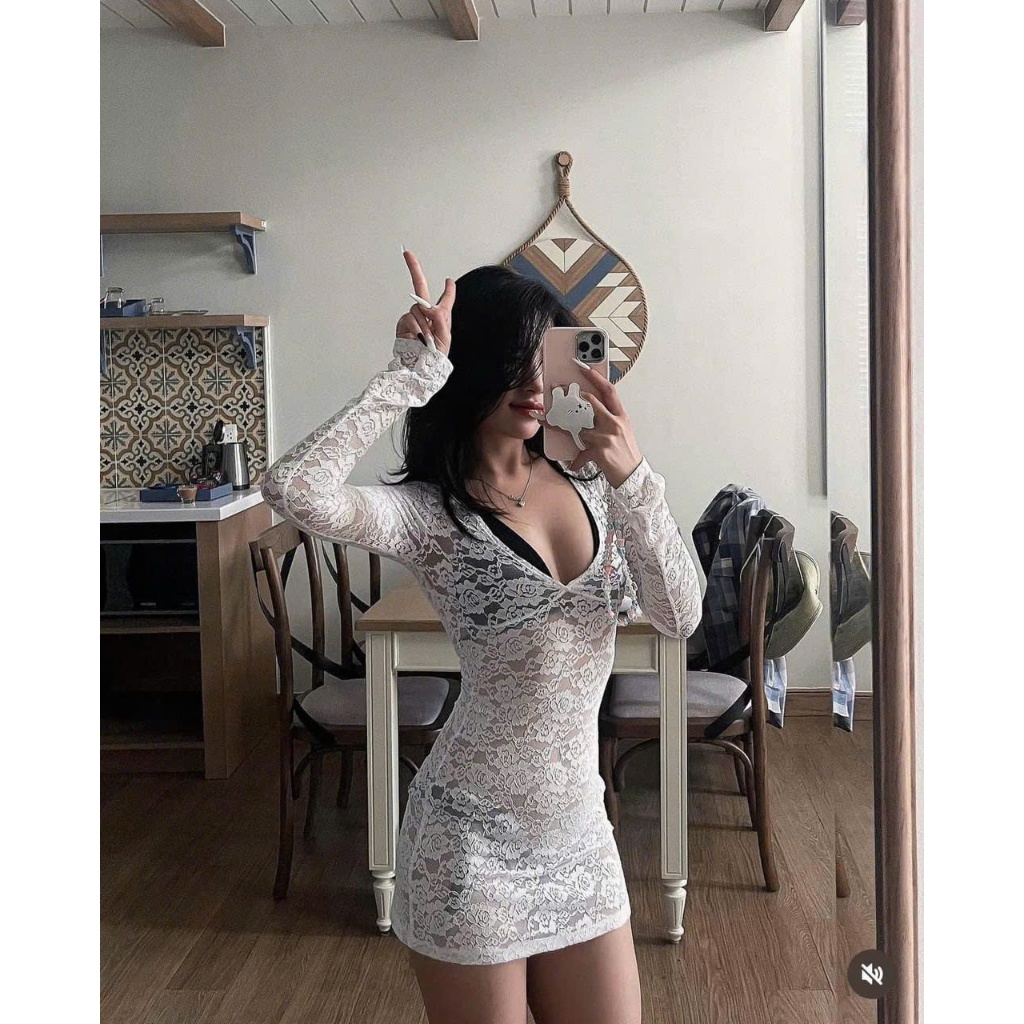 Ms 095 BiKiNi Áo lưới ren đi biển sang chảnh HÀ BIKINI | BigBuy360 - bigbuy360.vn