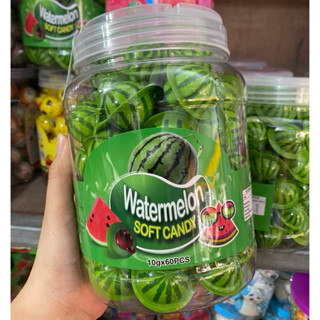  Sỉ Lọ x 60c Kẹo dẻo có nhân chảy cái 10g hình dưa hấu con mắt đào,..thơm ngon hấp dẫn đồ ăn vặt hot nhất 