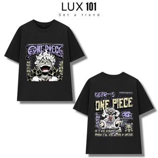 Áo Thun One Piece Monkey D Luffy DS02 Nam Nữ Unisex Form Rộng Oversize Cotton Cổ Tròn Tay Lỡ LUX101