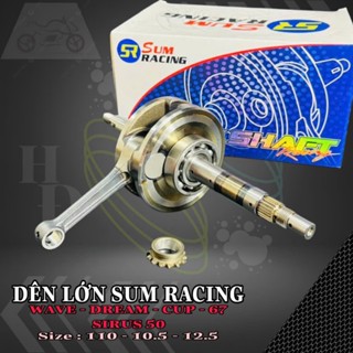 Dên lớn SUM racing 110, đôn 10.5mm, 12.5mm wave, dream, cub chính hãng