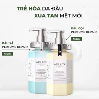 Bộ Dầu Gội Xả Phục Hồi Đa Tầng Nấm Truffle Weilaiya 450ml