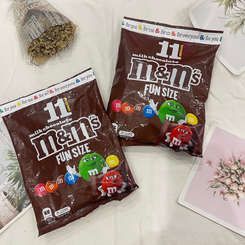 (Hot) Kẹo socola M&M's Chocolate bịch 11 gói nhỏ