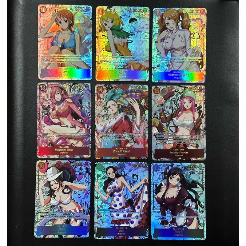 Thẻ Custom nhân vật One Piece với hiệu ứng hologram