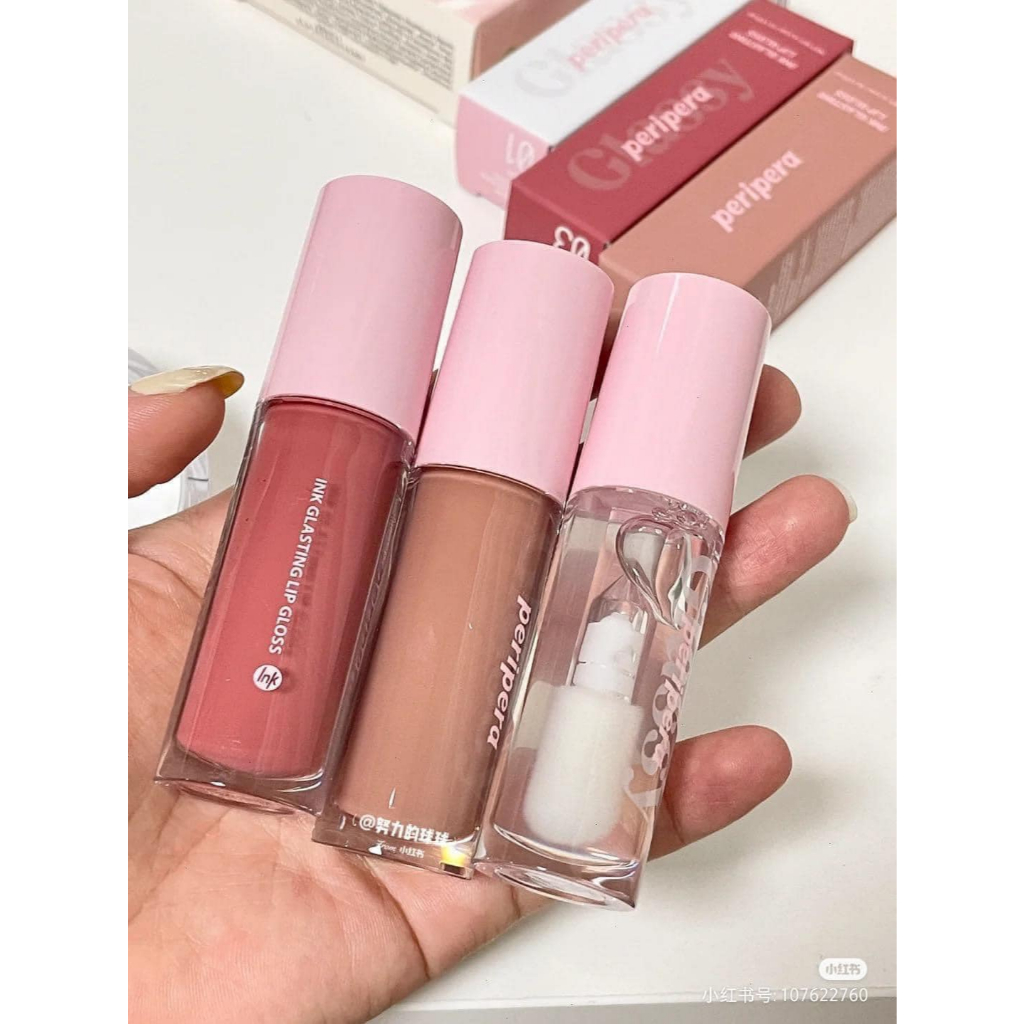 Son bóng thuần chay Peripera Ink Glasting Lip Gloss