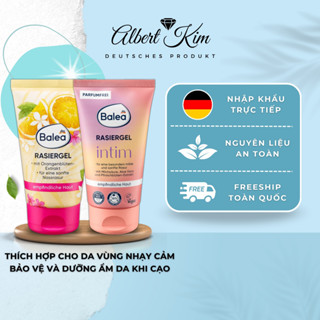 [ Hàng Đức ] Gel cạo lông nội địa Đức - Balea, dành riêng cho vùng Bikini, vùng da nhạy cảm