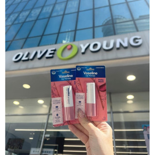   ĐỦ BILL OLIVE YOUNG  SON DƯỠNG VASELINE 04 PRETTY PEACH 