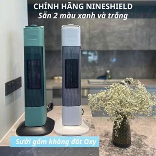 Quạt sưởi gốm chính hãng 2000w 3000w, Máy sưởi gốm Ceramic Nineshield sưởi phòng ngủ sưởi cho bé