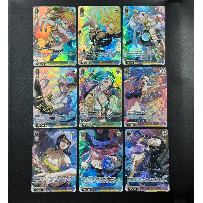 Thẻ Custom nhân vật One Piece với hiệu ứng hologram