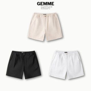 Quần short kaki nút gài big size trên gối GEMME MEN, thể thao, năng động, big size 55kg - 150kg