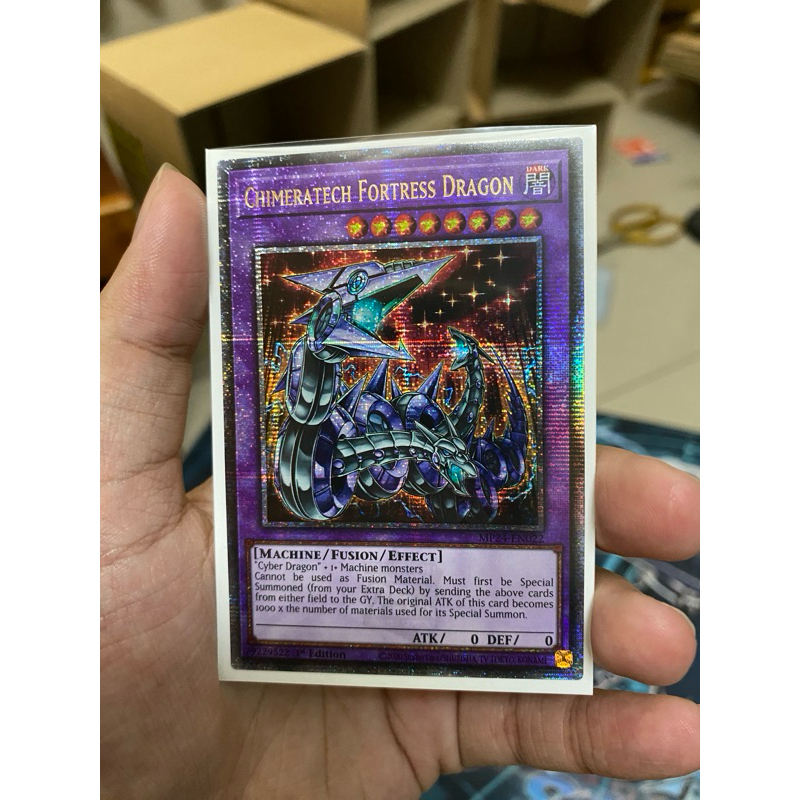 Thẻ bài Chimeratech Fortress Dragon  - MP24-EN022 - Quarter Century Secret Rare - [UK]